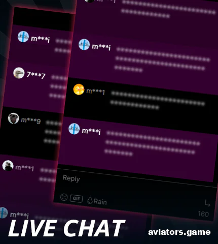 Online chat in Aviator India